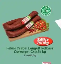 Real Falusi Csabai Lángolt kolbász ajánlat