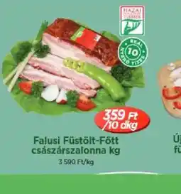 Real Falusi Füstölt-Főtt császárszalonna ajánlat