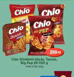 Real Chio Stickletti, Taccos, Big Pep ajánlat