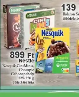 Real Nestle Nesquik, Cini Minis, Chocapic ajánlat