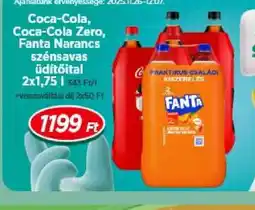 Real Coca-Cola, Fanta üdítőital ajánlat
