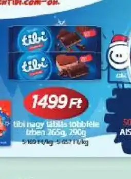 Real TIBI csokoládé ajánlat