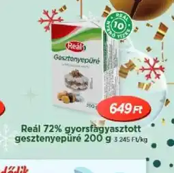 Real Reál gesztenyepüré ajánlat