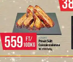 Coop Privát Sült Császárszalonna ajánlat