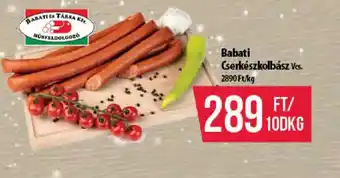 Coop Babati Cserkészkolbász ajánlat