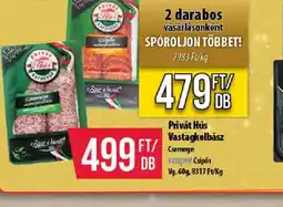 Coop Privát Hús Vastagkolbász ajánlat