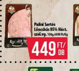 Coop Palini Sertés Löncshús ajánlat