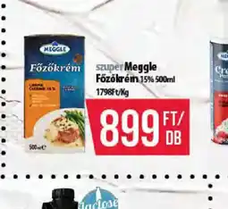 Coop Meggle Főzőkrém ajánlat