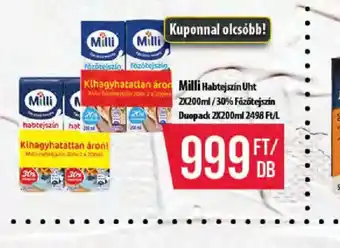 Milli Habtejszín UHT