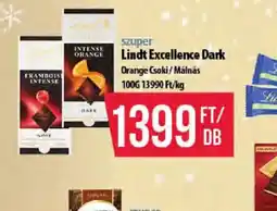 Coop Lindt Excellence Dark ajánlat