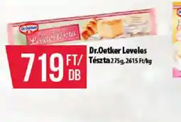 Coop Dr.Oetker Leveles Tészta ajánlat