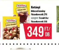 Coop Kotányi fűszerkeverék ajánlat