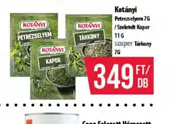 Coop Kotányi fűszerek ajánlat