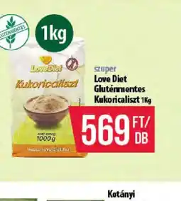 Coop Love Diet Gluténmentes Kukoricaliszt ajánlat