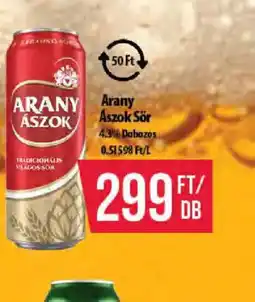 Coop Arany Ászok Sör ajánlat