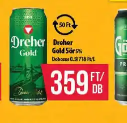 Coop Dreher Gold Sör ajánlat