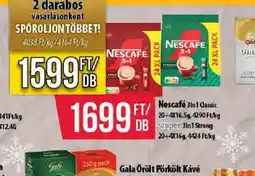 Coop NESCAFÉ 3in1 kávé ajánlat