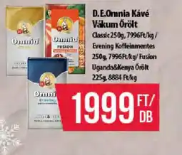 Coop B.E. Omnia Kávé Vákuum Őrölt ajánlat