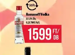 Coop Romanoff Vodka ajánlat
