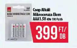 Coop Coop Alkáli ALKALI Mikroceruza Elem ajánlat
