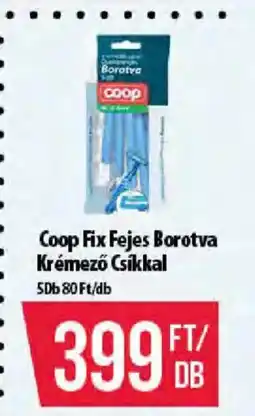 Coop Coop Fix Fejes Borotva Krémező Csíkkal ajánlat