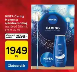 Tesco NIVEA Caring Moments ajándékcsomag ajánlat