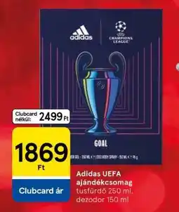 Tesco Adidas UEFA ajándékcsomag ajánlat