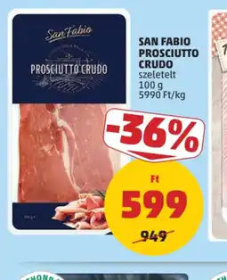 PENNY SAN FABIO PROSCIUTTO CRUDO ajánlat