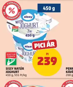 PENNY SISSY NATÚR JOGHURT ajánlat