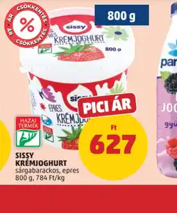 PENNY SISSY KRÉMJOGHURT ajánlat