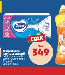 PENNY ZEWA DELUXE PAPÍRZSEBKENDŐ ajánlat
