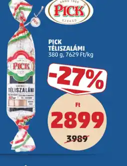 PENNY PICK TÉLISZALÁMI ajánlat