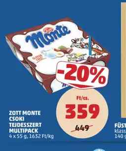 PENNY ZOTT MONTE CSOKI TEJDESSZERT MULTIPACK ajánlat