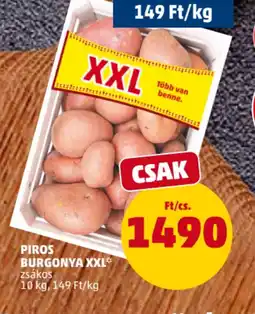 PENNY PIROS BURGONYA XXL ajánlat