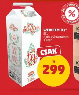 PENNY SZERETEM TEJ ajánlat