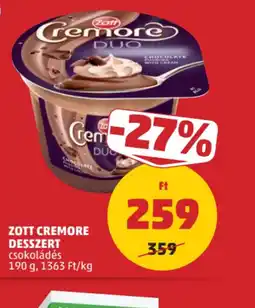 PENNY ZOTT CREMORE DESSZERT ajánlat