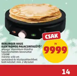 PENNY BERLINGER HAUS ELEKTROMOS PALACSINTASÜTŐ ajánlat