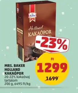 PENNY MRS. BAKER HOLLAND KAKAPOR ajánlat