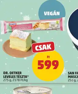 PENNY DR. OETKER LEVELLES TÉSZTA ajánlat