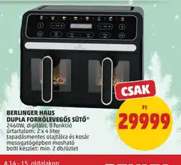 PENNY BERLINGER HAUS DUPLA FORRLEVEGŐS SÜTŐ ajánlat