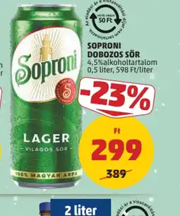 PENNY SOPRONI DOBOZOS SÖR ajánlat