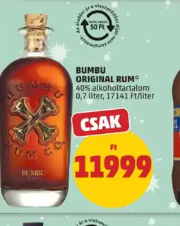 PENNY BUMBU ORIGINAL RUM ajánlat