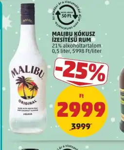 PENNY MALIBU KKUSZ ÍZESÍTÉSŰ RUM ajánlat