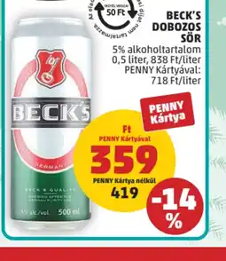 PENNY BECK'S DOBOZOS SÖR ajánlat