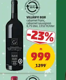 PENNY VILLÁNYI BOR ajánlat
