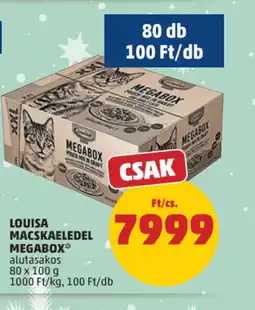 PENNY LOUISA MACSKAELEDEL MEGABOX ajánlat