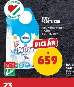 PENNY SISSY FŐZŐTEJSZÍN ajánlat