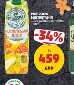 PENNY PURISSIMA MULTIVITAMIN ajánlat