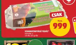 PENNY SZABADTARTÁSÚ TOJÁS ajánlat