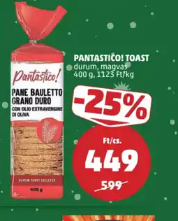 PENNY PANTASTICO! TOAST ajánlat